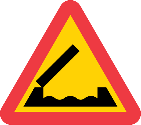 Varning för bro