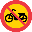 Förbud mot trafik med moped klass II