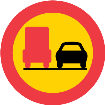 Förbud mot omkörning med tung lastbil