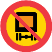 Förbud mot trafik med fordon lastat med farligt gods